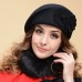 Vintage s Winter Warm Wool Felt Solid French Beret Beanie Pillbox Hat Lot  eb-89172526